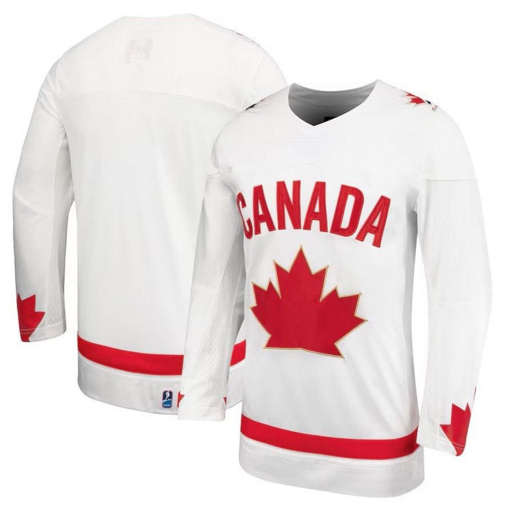 Unisex Blank White Hockey Canada Alternate Replica Jersey-Pro Kit Vault | Brand New 26/27 Sports Jerseys